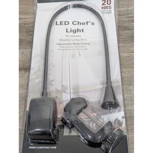 NEW CAMP CHEF LED CHEF'S LIGHT 70 Lumens Lamp Arm -‎ Gift For The Camper!